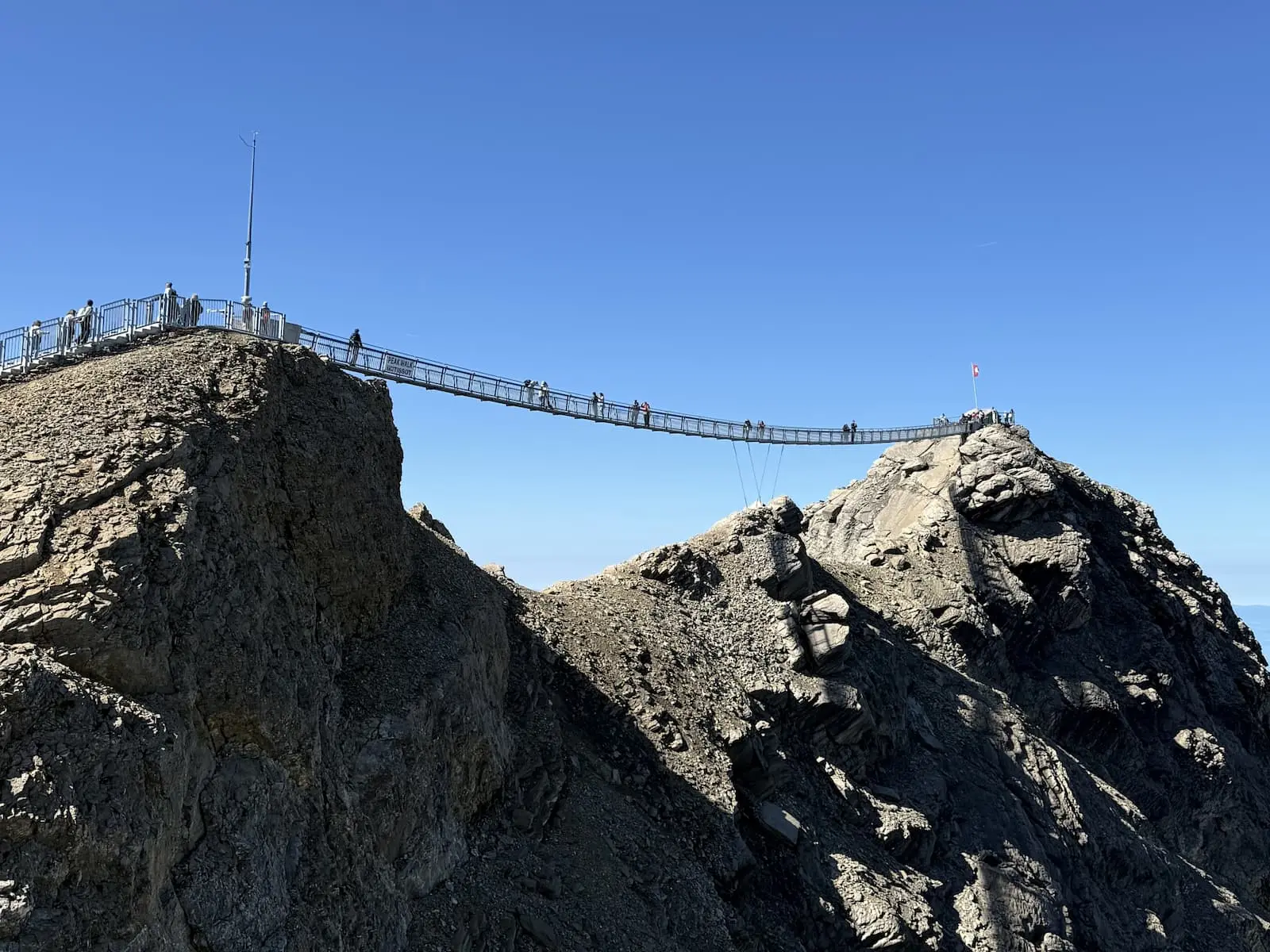 The Peak Walk By Tissot Suspension Bridge At Glacier 3000 Featured On A Swissanpi Guided Tour