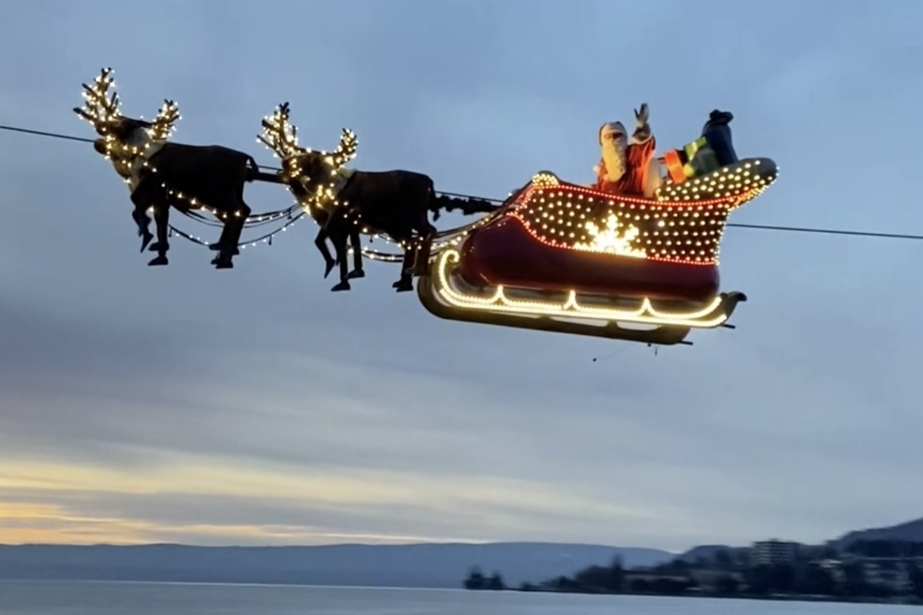 Christmas Market In Montreux Switzerland