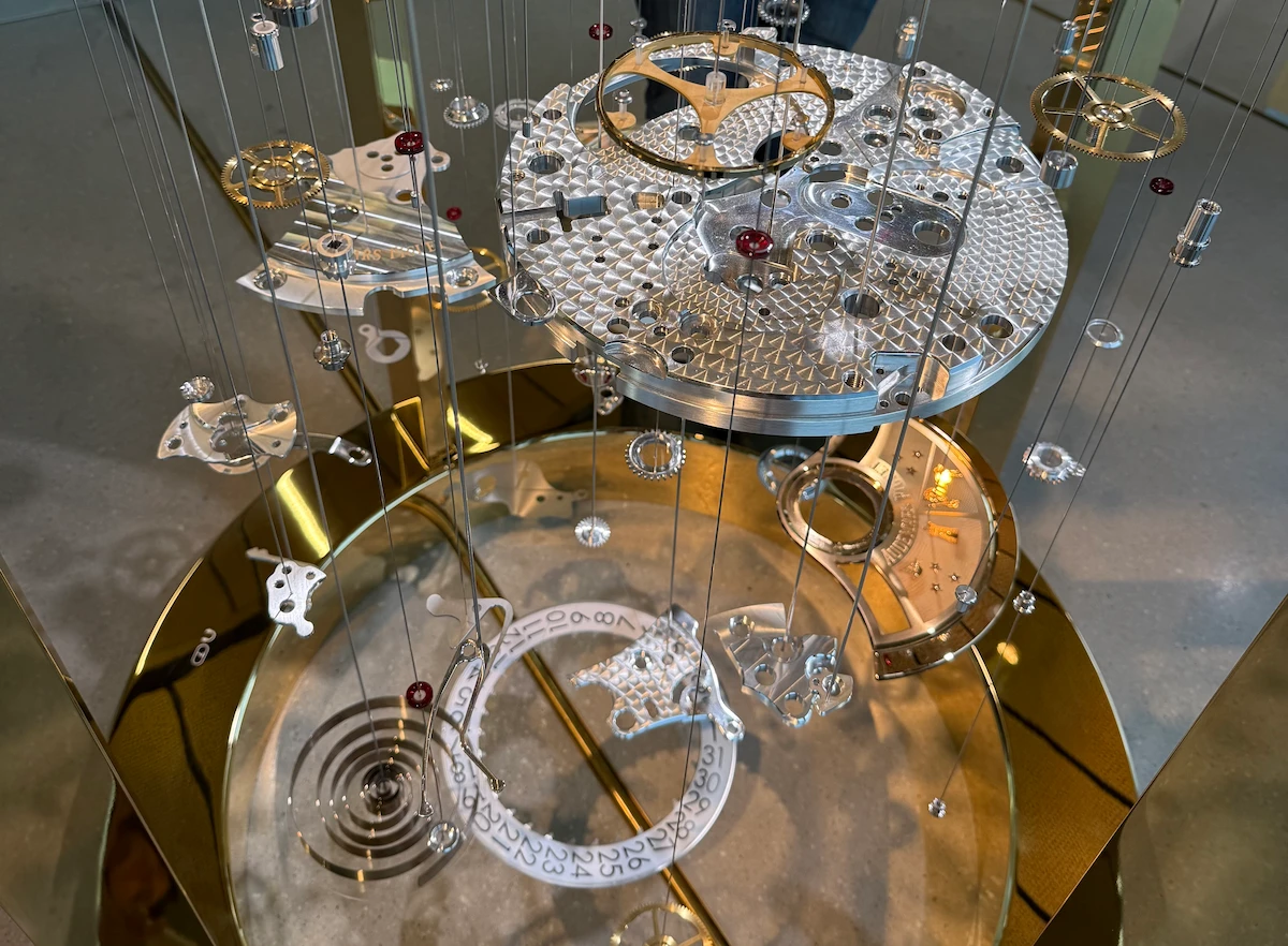 Intricate Swiss Watch Components On Display During A Private Vallee De Joux Horology Tour